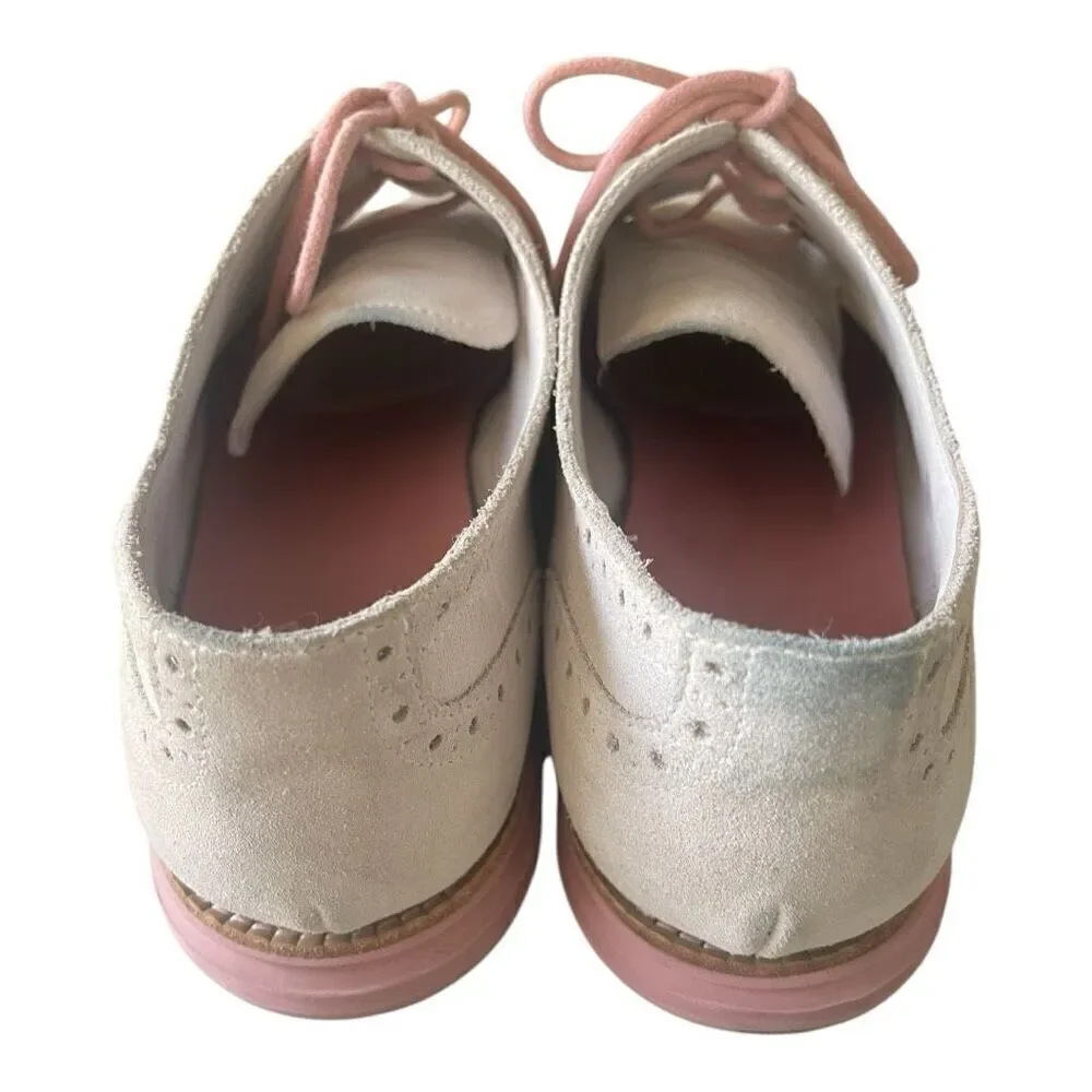 Men’s Cole Haan Lunagrand Light Tan Suede Shoes‎ Size 10B